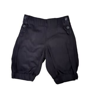 Janie And Jack Girls City Museum Black Ruffle Knicker Capris Size 2T